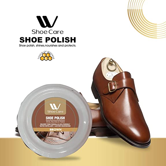 Light brown boot polish best sale