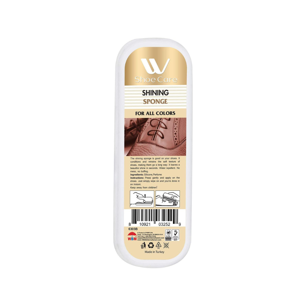 Instant Shoe Shine Sponge,Brown,11ml