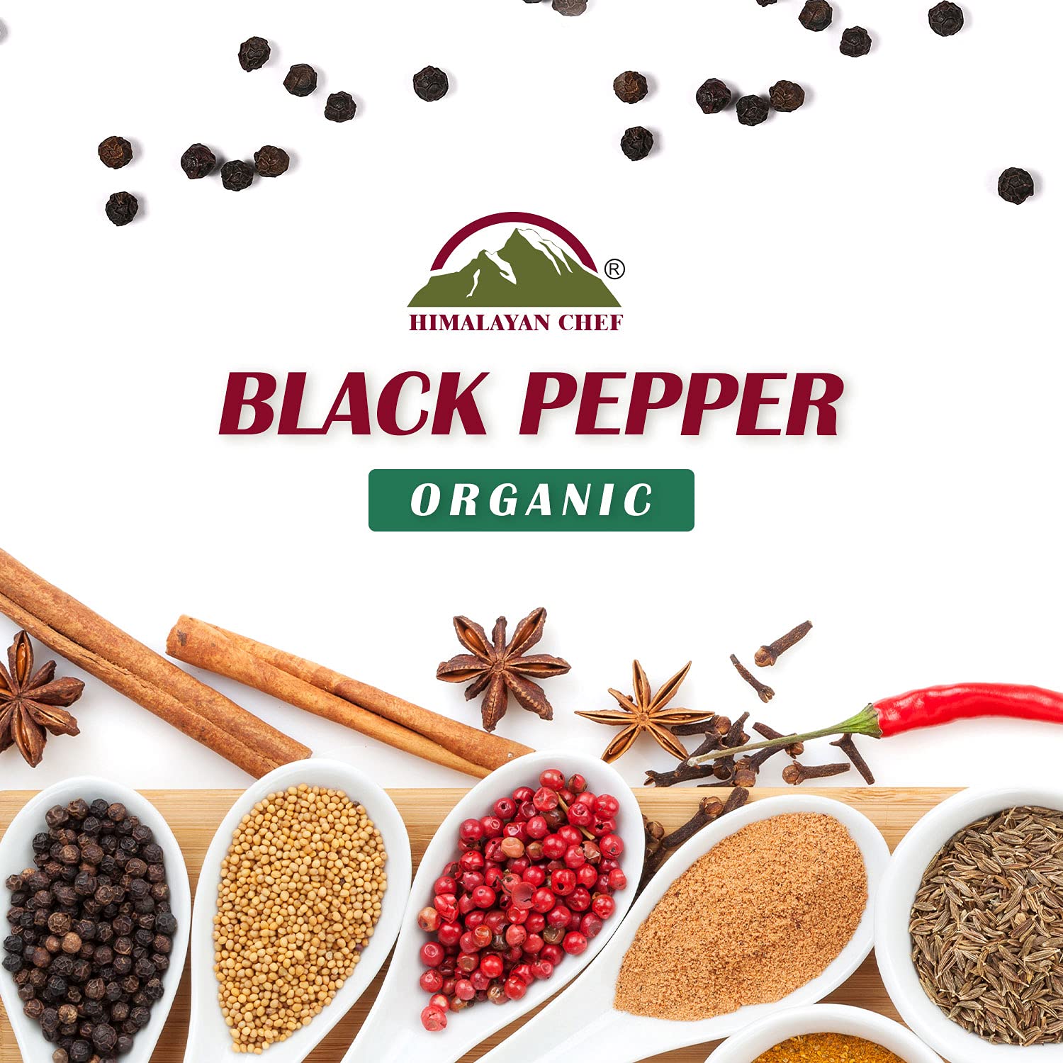 Organic Black Pepper Refillable