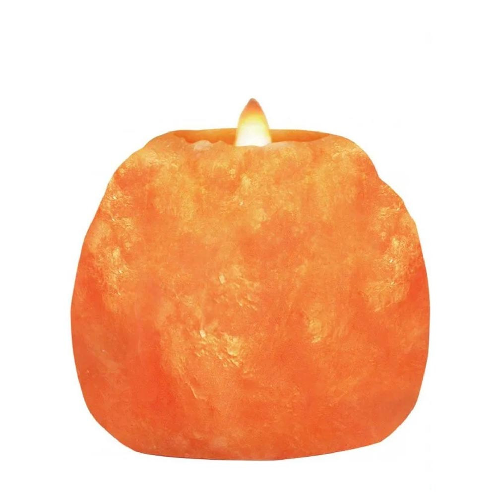 Himalayan Glow Round Ball Style Salt Candles Holder