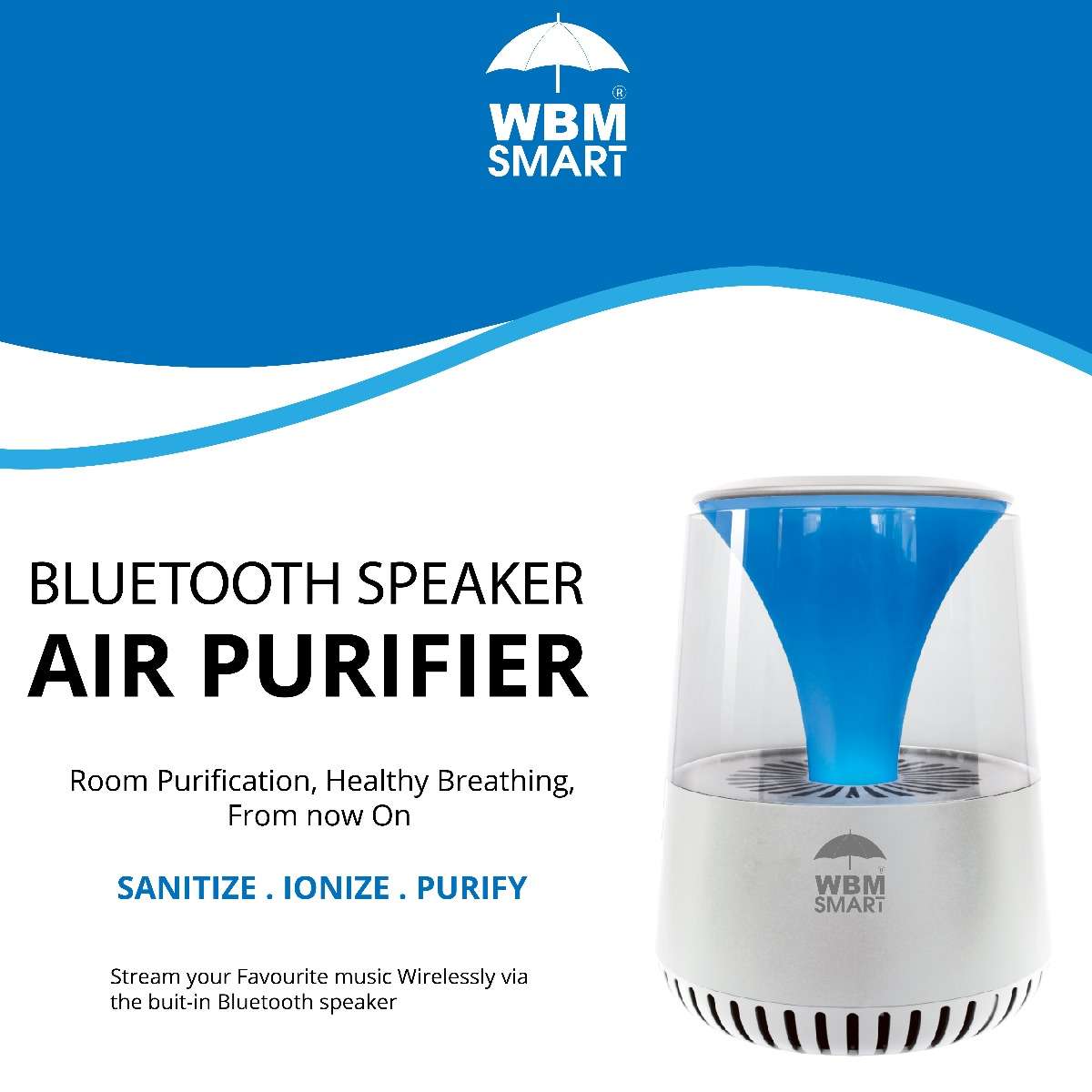 Wbm smart online air purifier