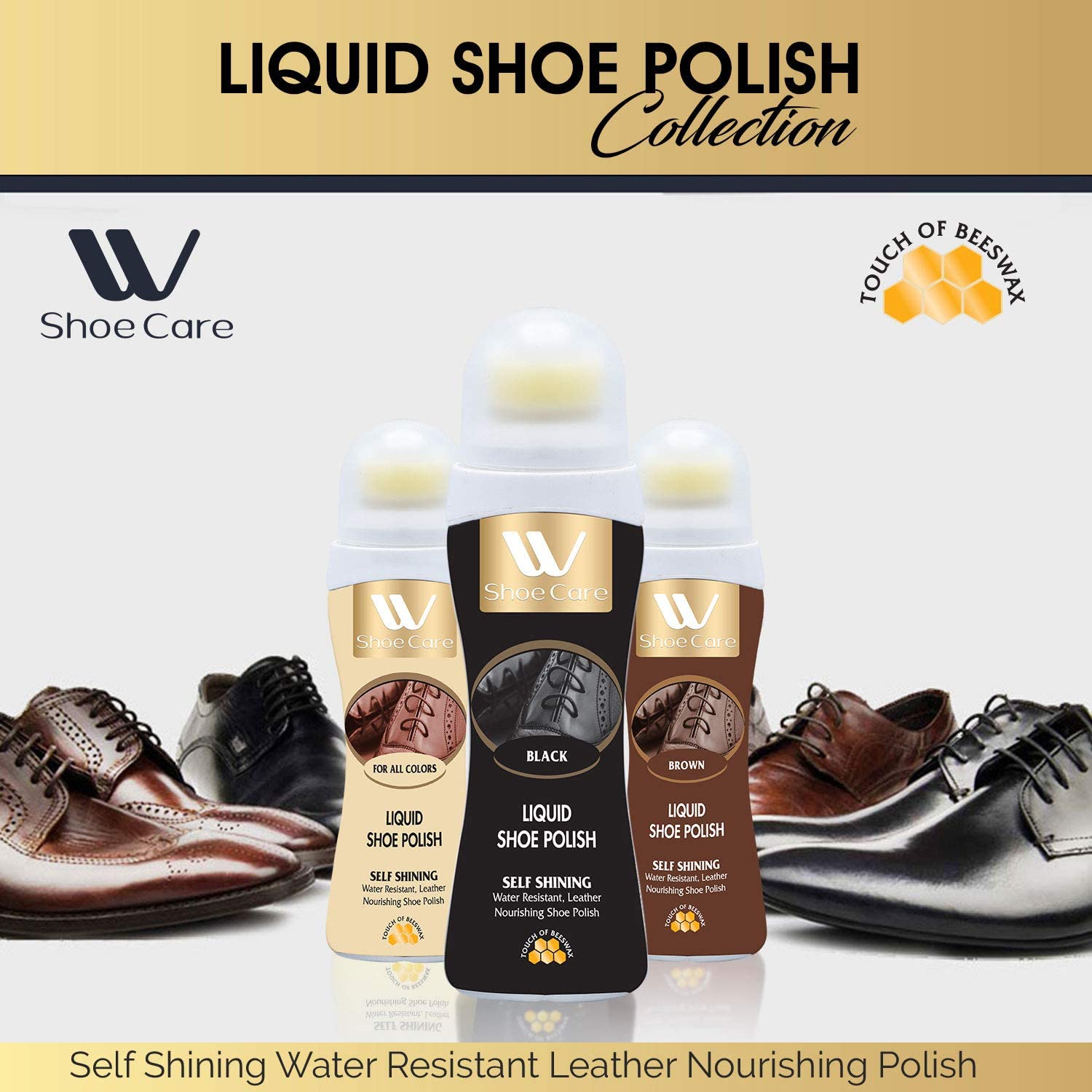 WBM Shoe Polish - Brown Leather Nourshing & Water Repellent Shoe