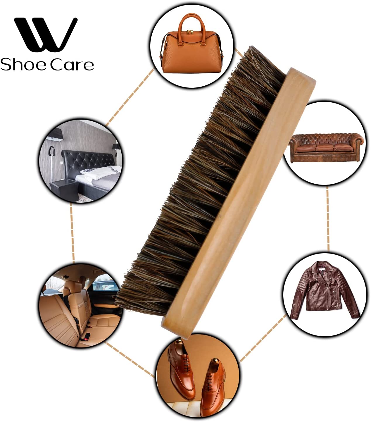 Shoe Brush - best shoe cleaning brush and leather shoe cleaner