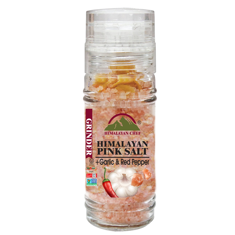 Sourced Himalayan Pink Salt Grinder