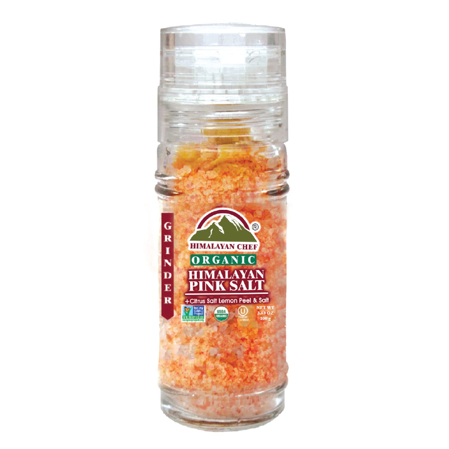 Himalayan Chef Himalayan Pink Salt & Black Pepper, Refillable Small Glass  Grinder, Set of 2, 2 Count - Fry's Food Stores