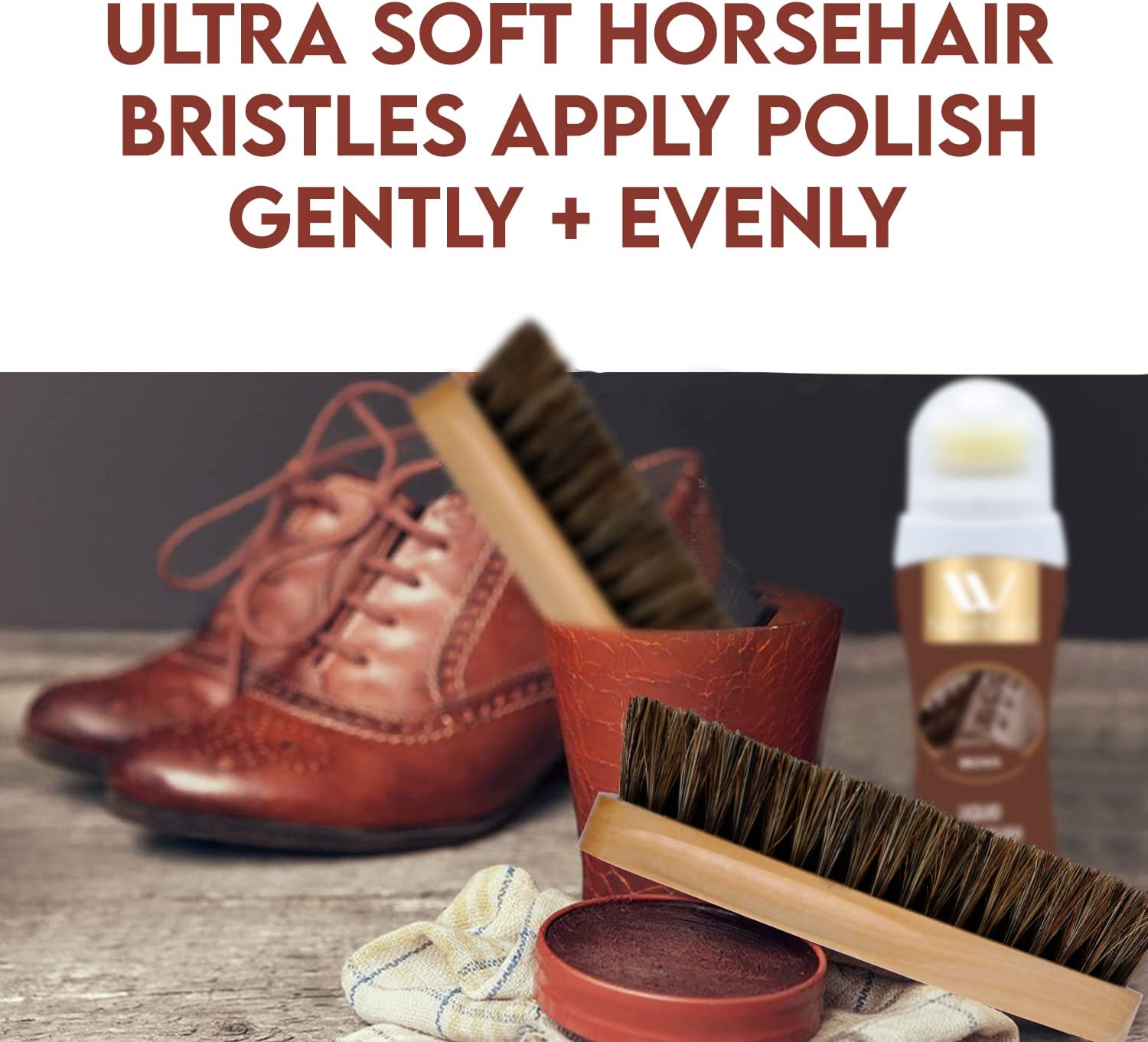 buy Online WBM Shoe Care HorseHair Brush