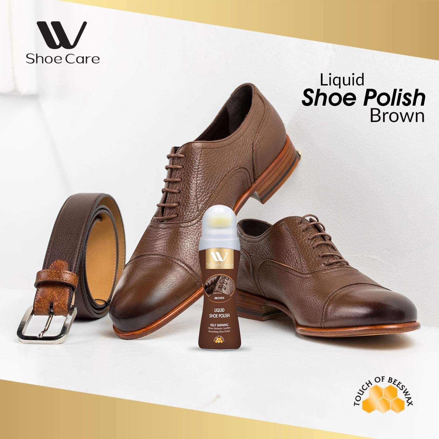 WBM Shoe Polish - Brown Leather Nourshing & Water Repellent Shoe