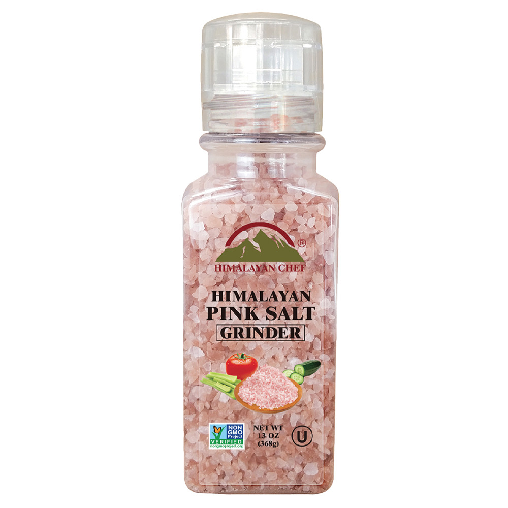 THE CLASSIC Himalayan Pink Salt Glass Grinder, 8.5 – Urban Gourmet