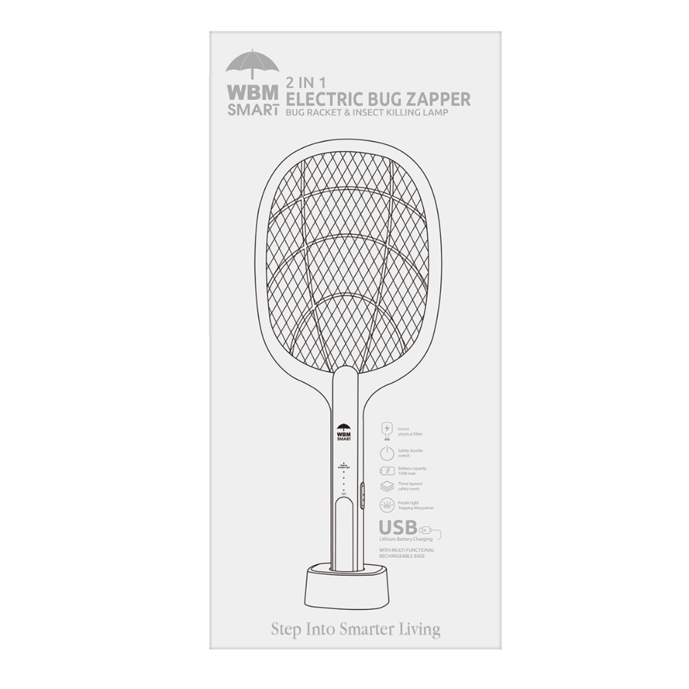 Electric Fly Swatter- Fly Zapper- Tennis Bug Zapper Racket- Battery Powered  Zapper- Electric Mosquito Swatter- Handheld Indoor & Outdoor- Non Toxic,  Safe for Humans & Pets